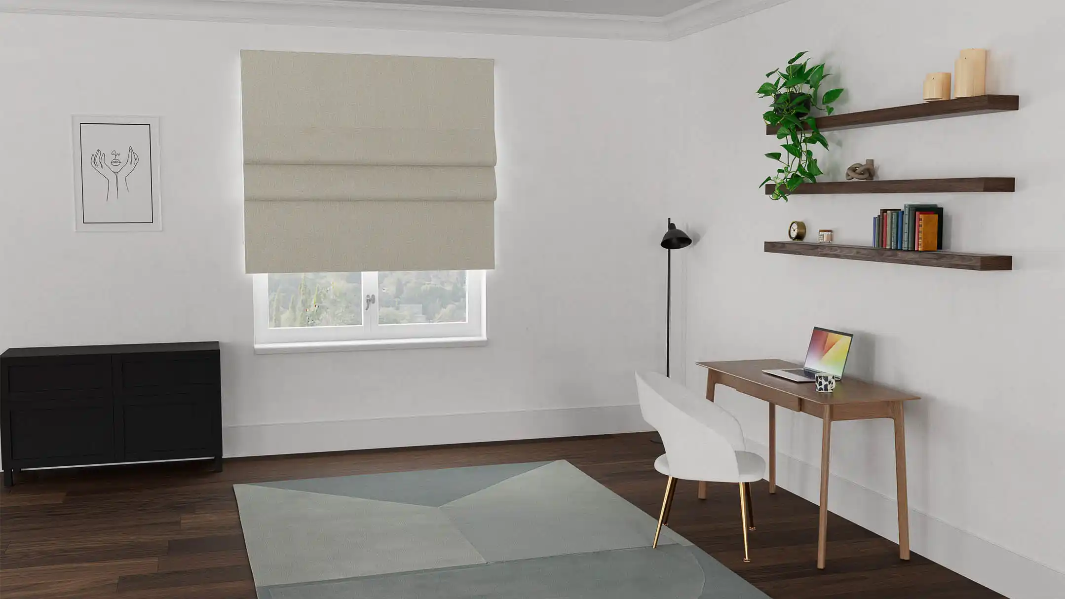 Continental Blockout Roman Blind - Image 2