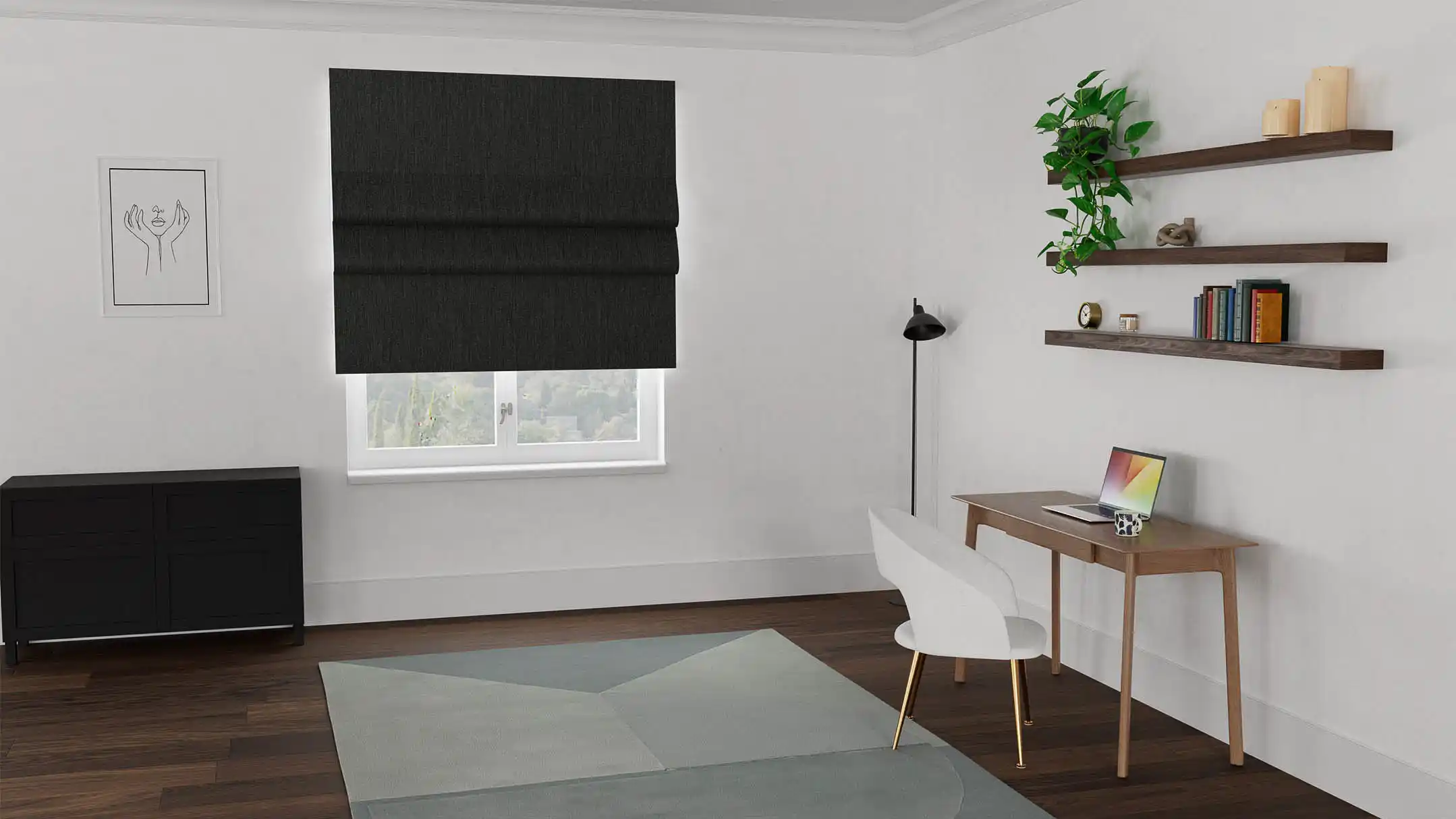 Continental Blockout Roman Blind - Image 3