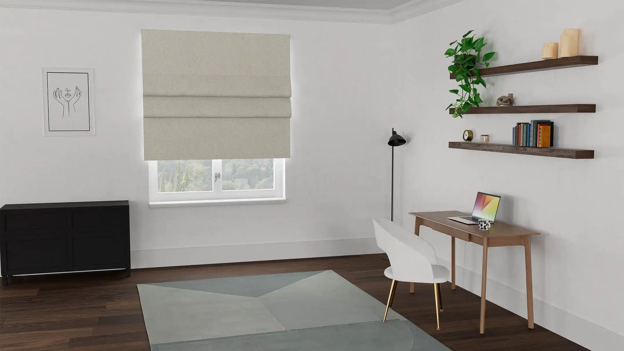 Continental Blockout Roman Blind - Image 4