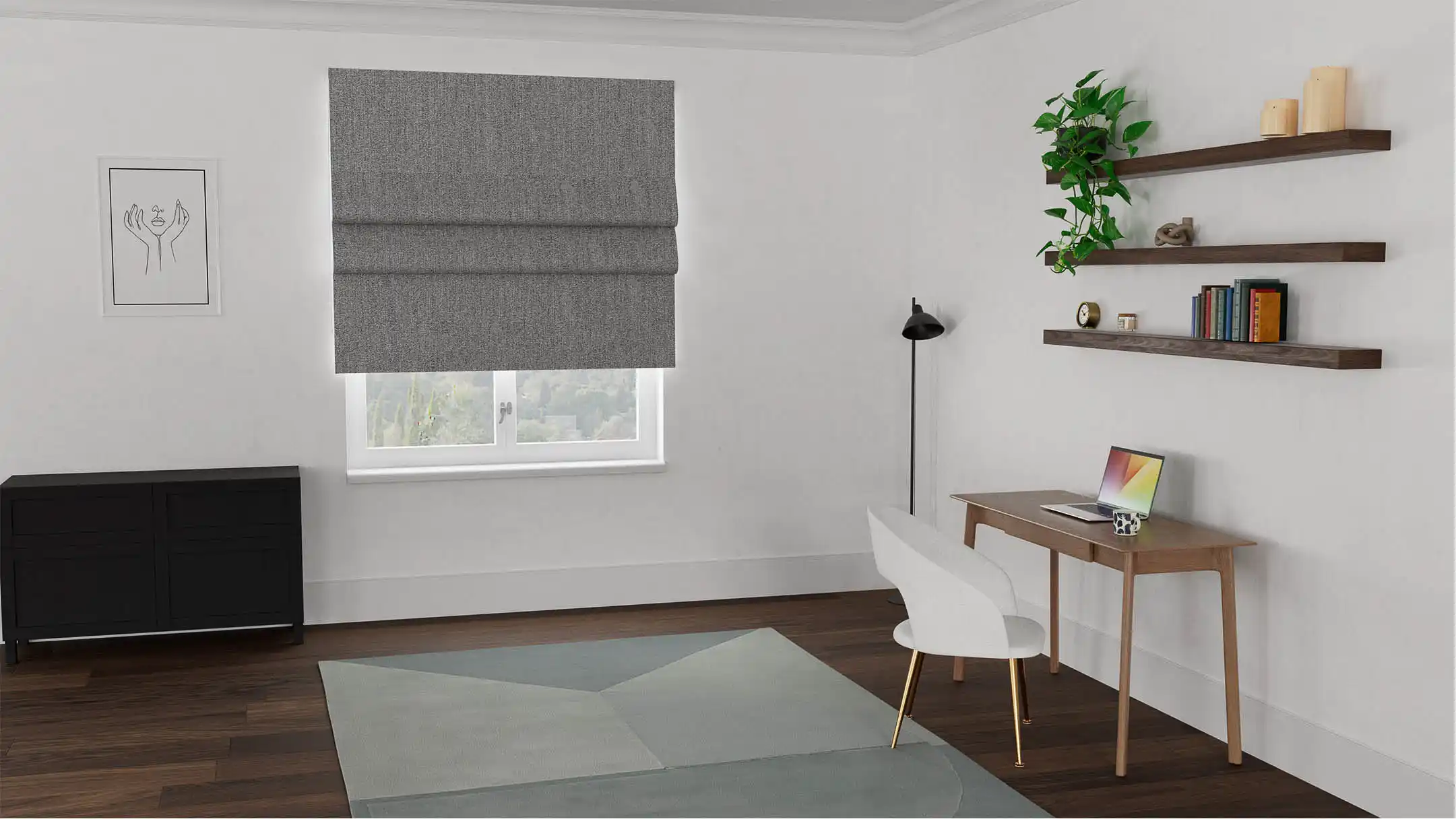 Continental Blockout Roman Blind - Image 5