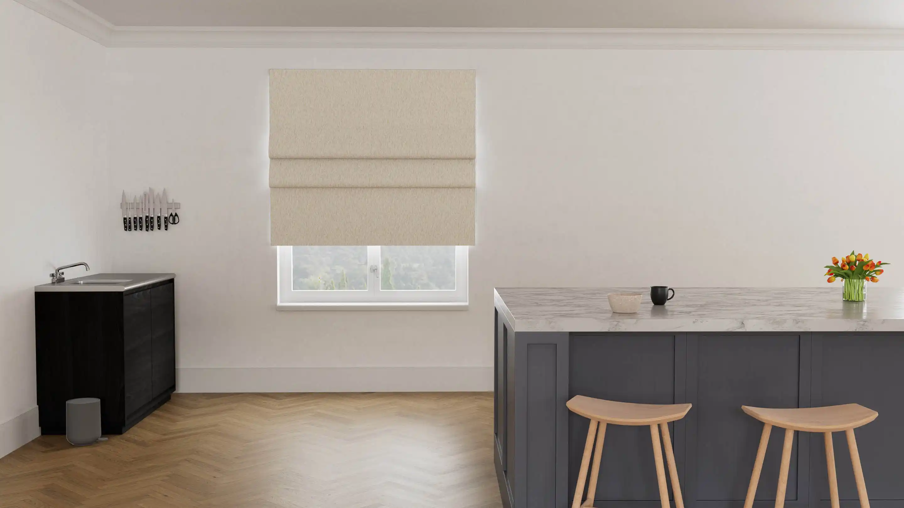 Echo Blockout Roman Blind - Image 3