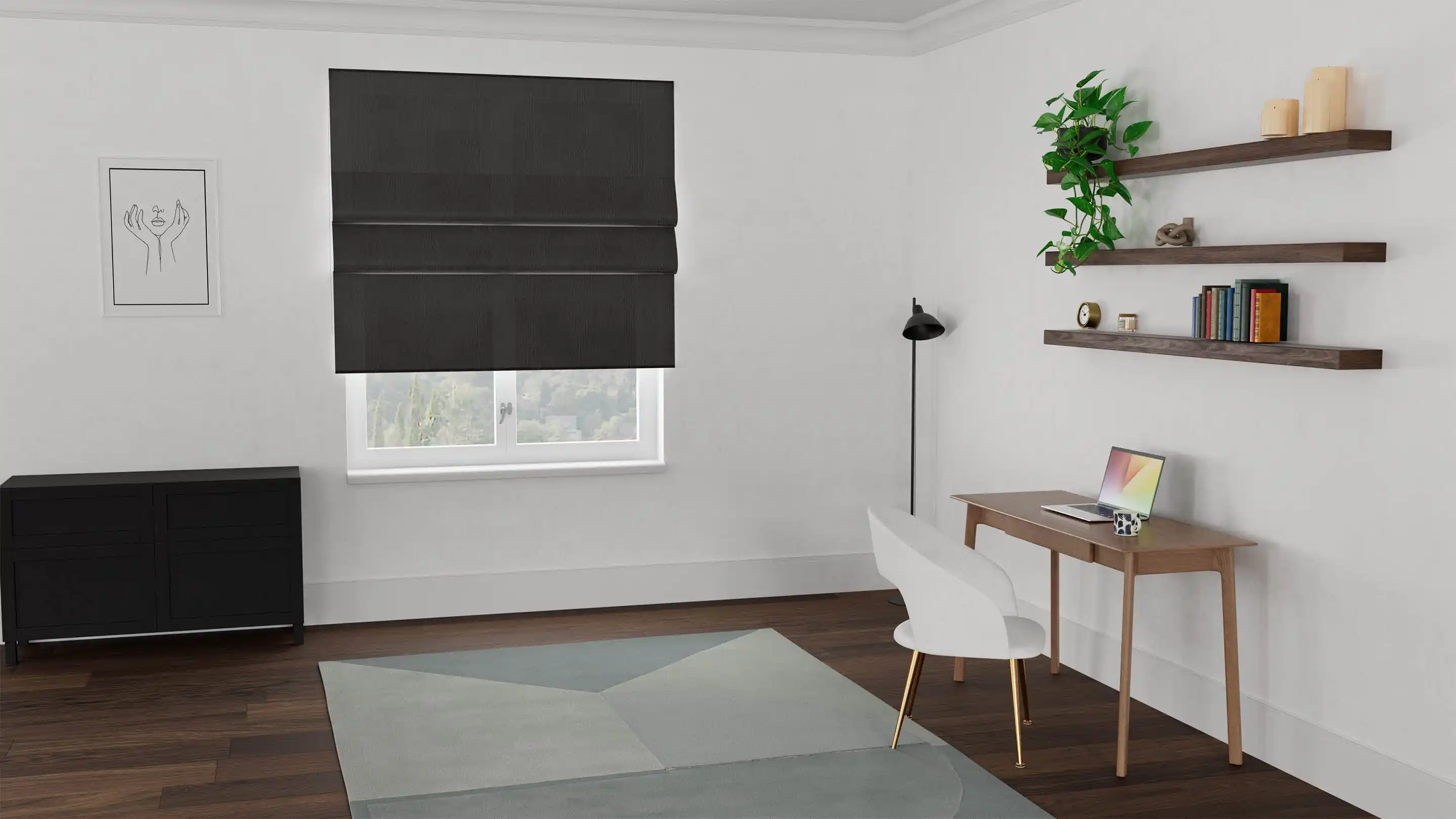 Fiji Sunscreen Roman Blind - Image 4