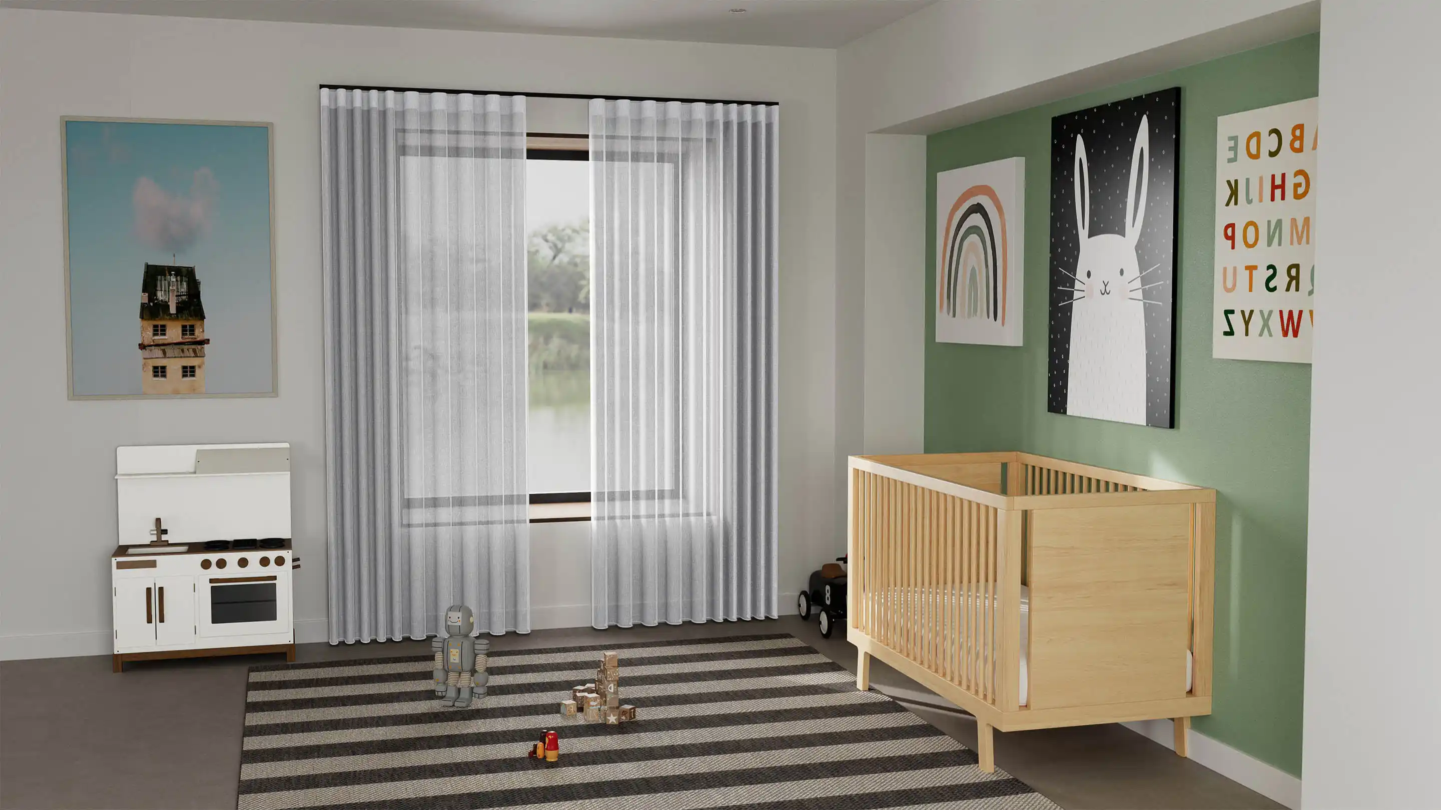 Living Room Curtains and Blinds