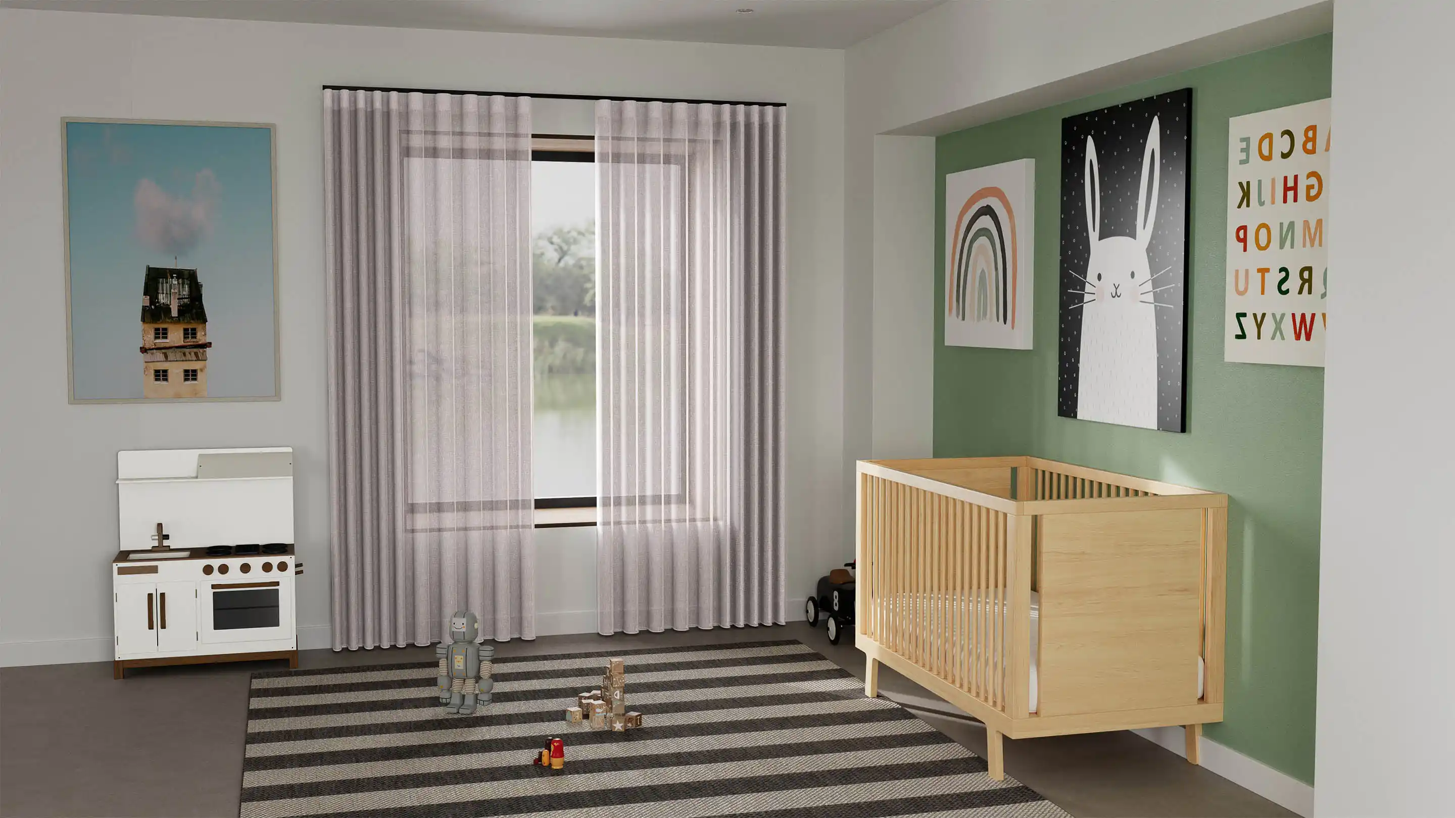 Flaxen Sheer Curtain - Image 3