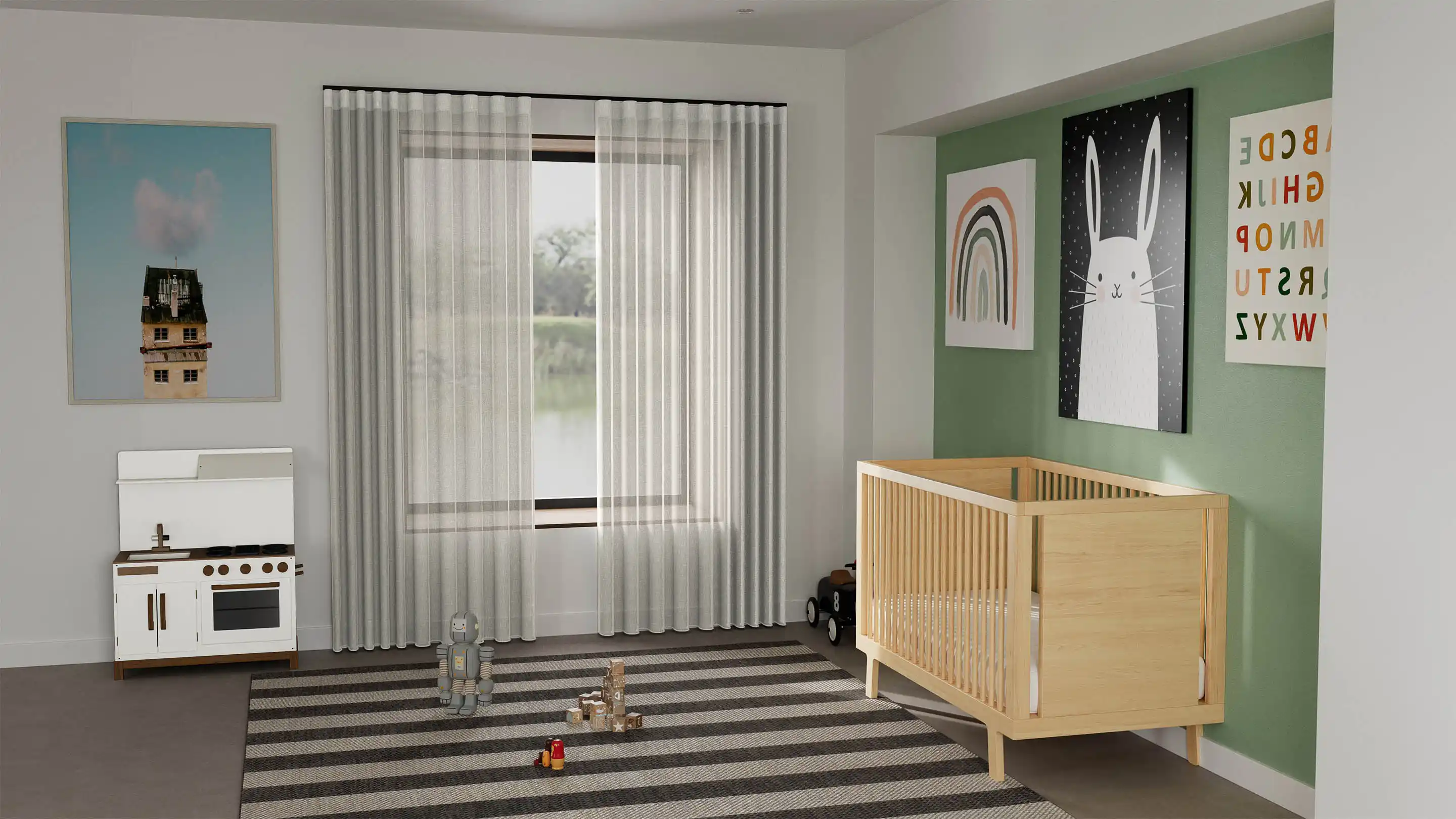 Flaxen Sheer Curtain - Image 4