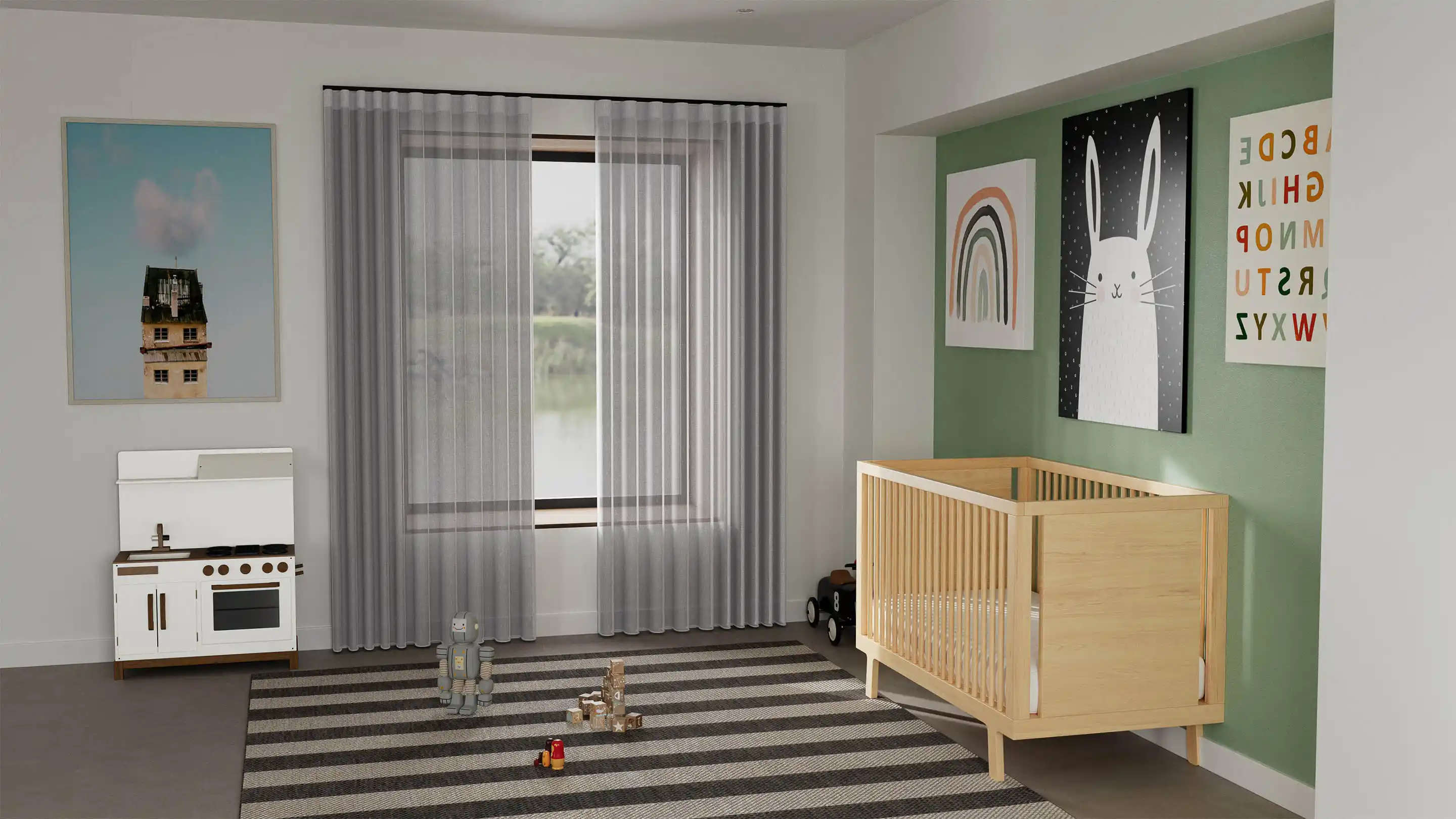 Flaxen Sheer Curtain - Image 5