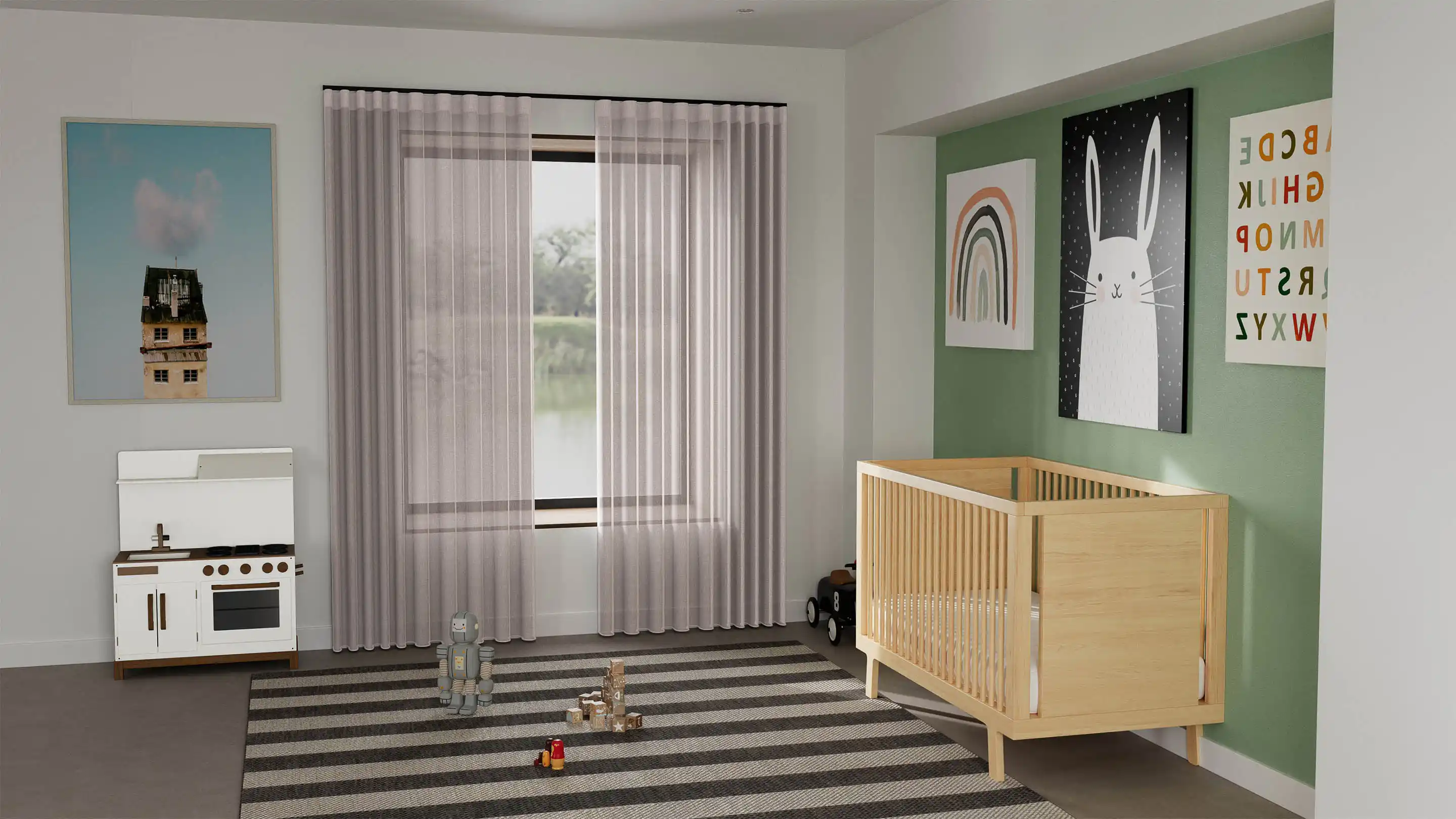 Flaxen Sheer Curtain - Image 6
