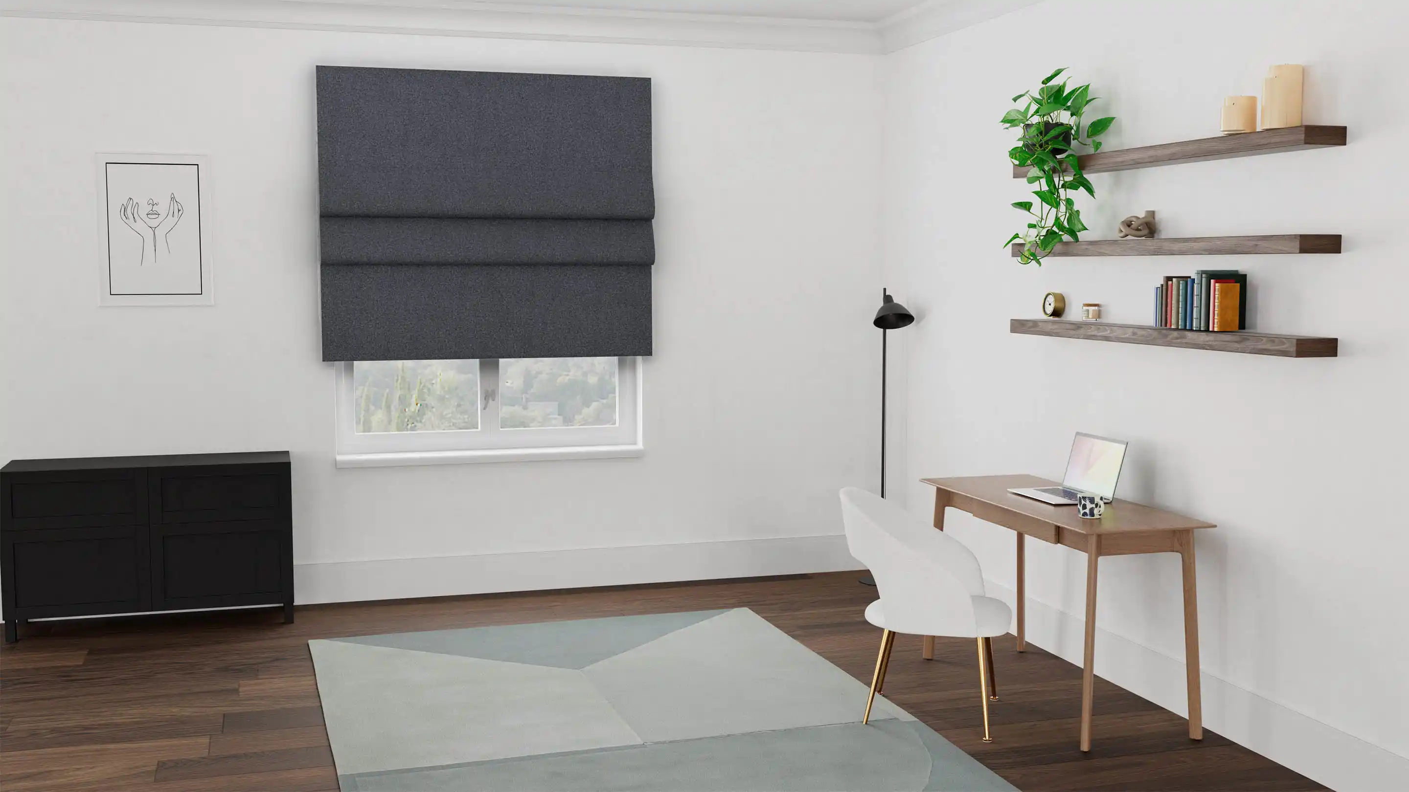 Kimora Light Filtering Roman Blind - Image 4